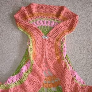 Boho Handmade Mandala Sweater Duster